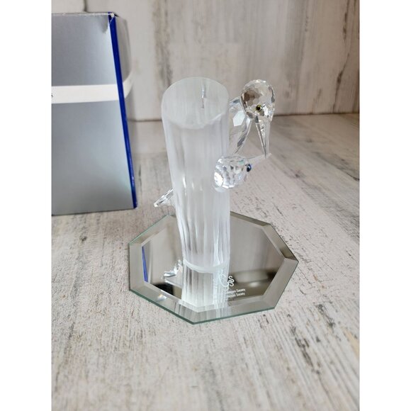 Swarovski sharing woodpeckers crystal home decor figure bird - Picture 3 of 8